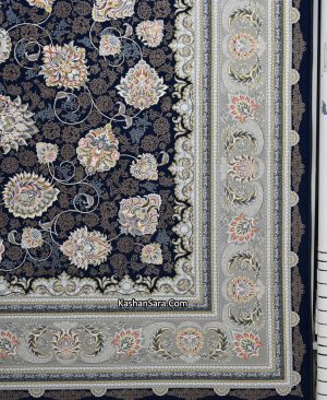 فرش کاملیا 1500 شانه سرمه ای