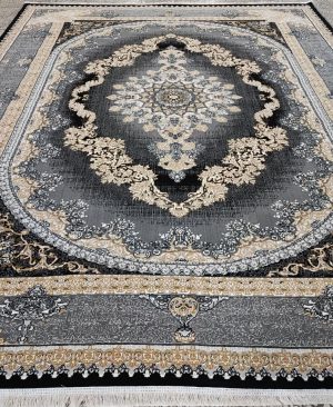 فرش ماشینی کارن سرمه‌ای – انتخابی خاص و مقاوم