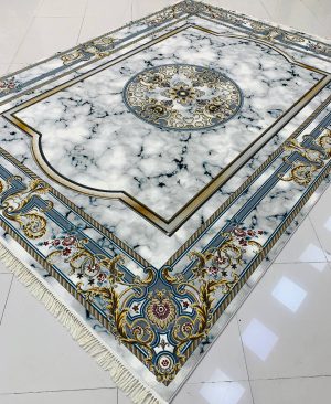 فرش ۷۰۰ شانه راشل سیلور کاشانسرا با تراکم ۲۵۵۰