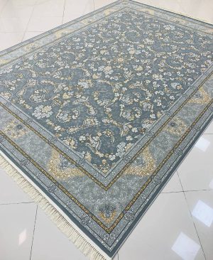 فرش 700 شانه زرنگار طوسی