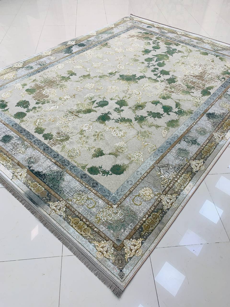 فرش 1200 شانه میلان 201 ترمه ای