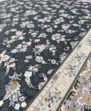 فرش آی گل دودی